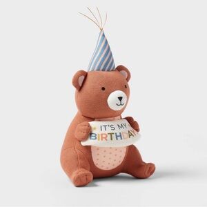 Kids Plush Milestone Bear